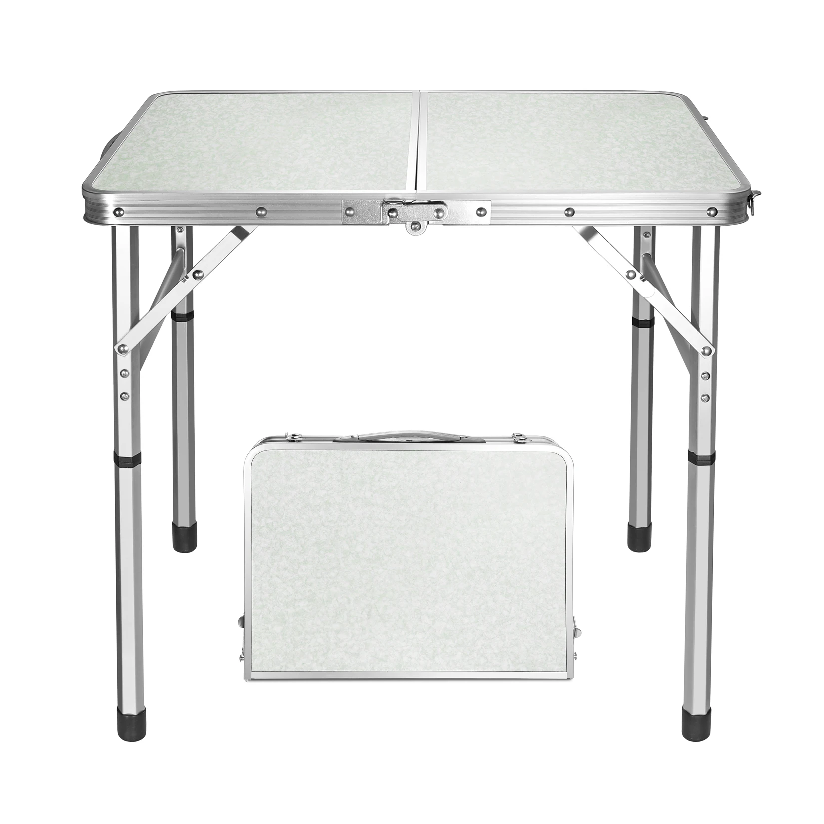 

Outdoor Foldable Portable Table Furniture For Picnic Camping Equipment Computer Bed Ultra Light Folding Aluminum Alloy Desk