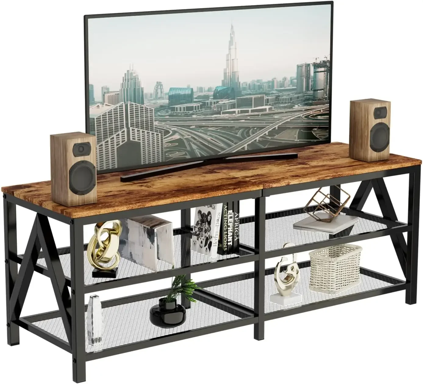 TV Stand for 60 65 Inch TV, Long 55