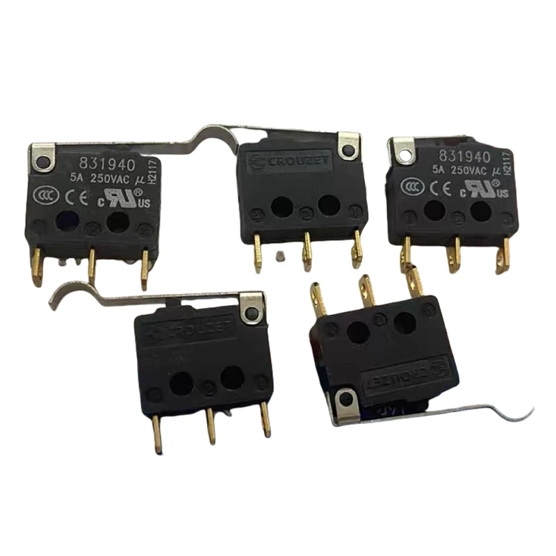 

1PCS/LOTS 100% French Crouzet 831940 83194015 Miniature Micro Switch with R-Handle, 5A, 3P IC Electronic components