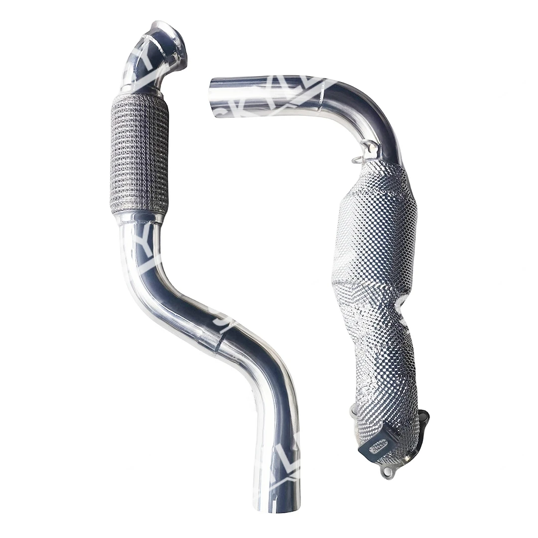 SKYLEY high performance catless exhaust downpipe For Mercedes-Benz W176 A200/A220/A260/A250 CLA200/220/260 2014-2019