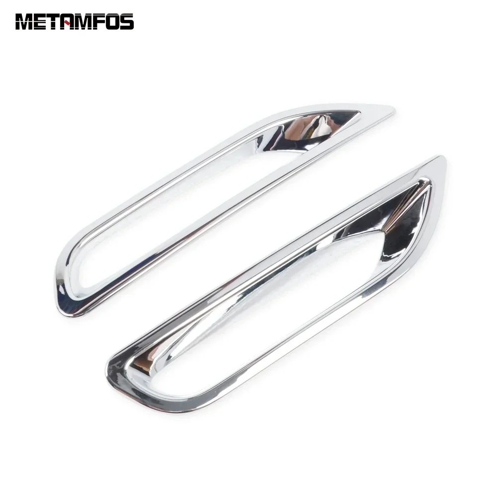 For Mitsubishi ASX RVR Outlander Sport ES 2020 2021 2022 2023 2024 Chrome Rear Fog Light Lamp Bumper Cover Trim Car Accessories