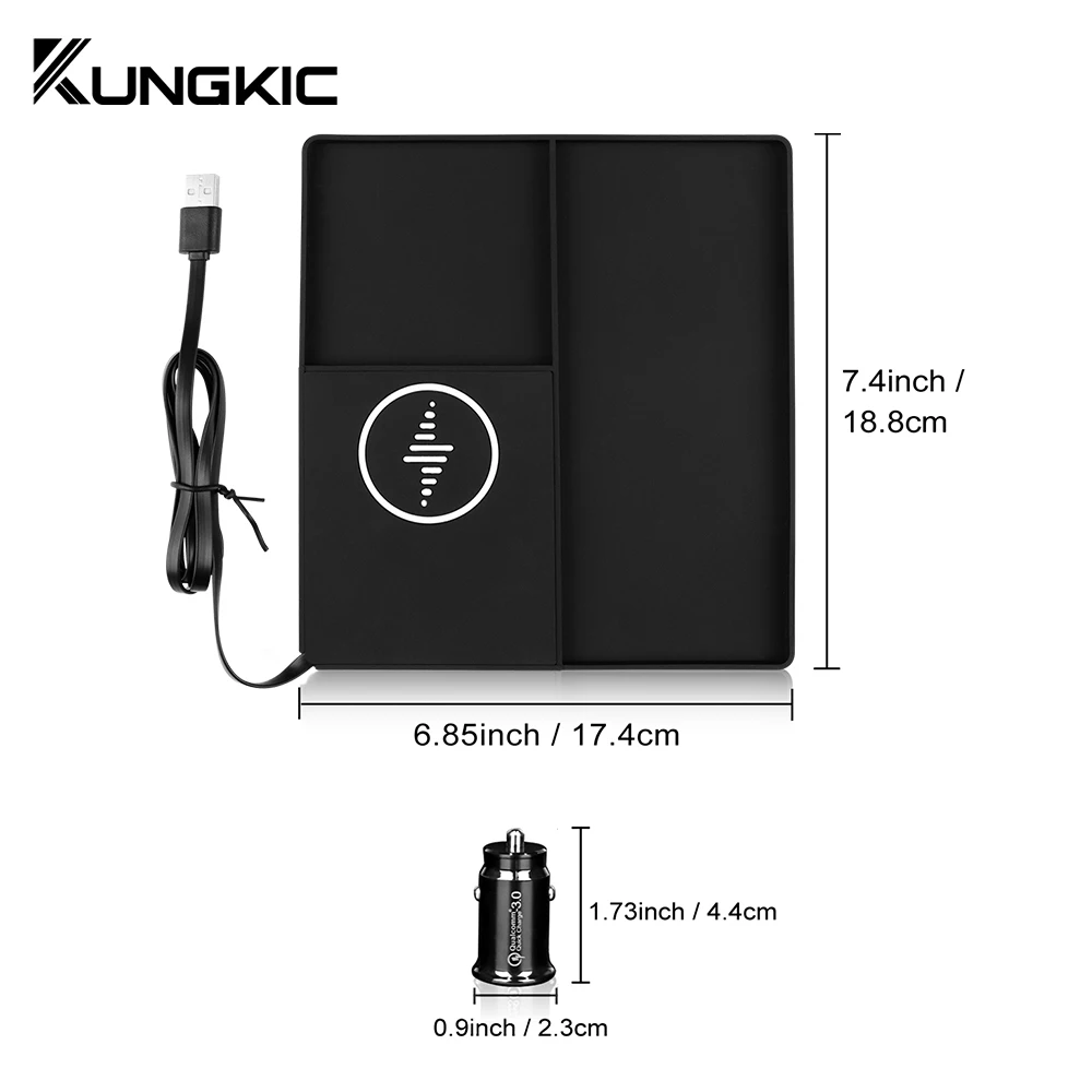 

Беспроводное зарядное устройство 15 Вт для Honda Accord 10-го и 11-го поколений (2018-2024), держатель для быстрой зарядки, автомобильные аксессуары