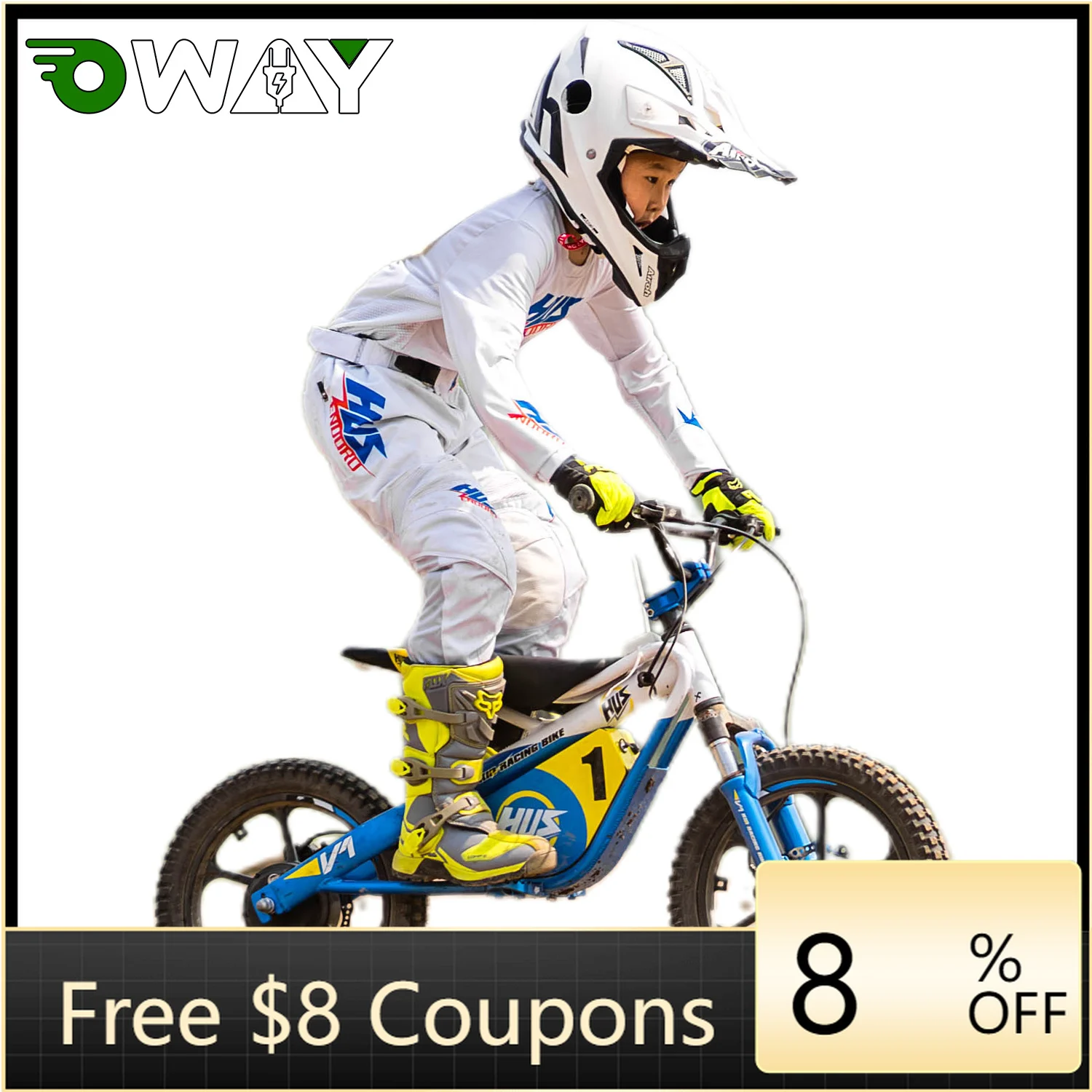 

2025 650W Motor Kids Bike Lithium Battery Children Riding Cycle MTB 12 Inch 16 Inch Electric Kids Dirt Bike Balancing Bike
