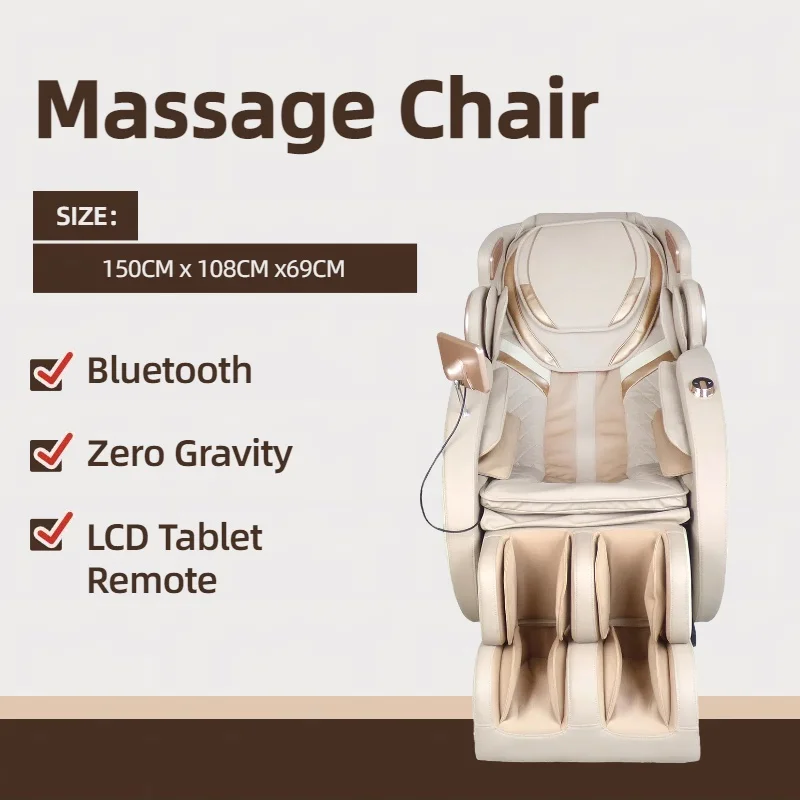 2024  Cheap Price Electric Shiatsu Full Body Back 8D Zero Gravity Chair Factory Wholesale luxury 4D Heat Massage Chair