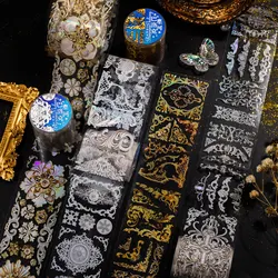 1roll 2m Baroque hollow theme tape Stickers for Scrapbooking Calendars Arts Diy Crafts