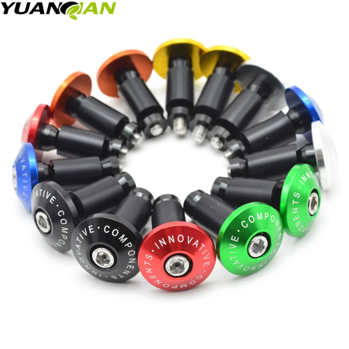 7/8 ''22 غطاء مقود الدراجة النارية موتوكروس مقود القبضات ينتهي لهوندا CBR600RR CBR1000RR CBR250R CBR300R CBR500R ياماها MT