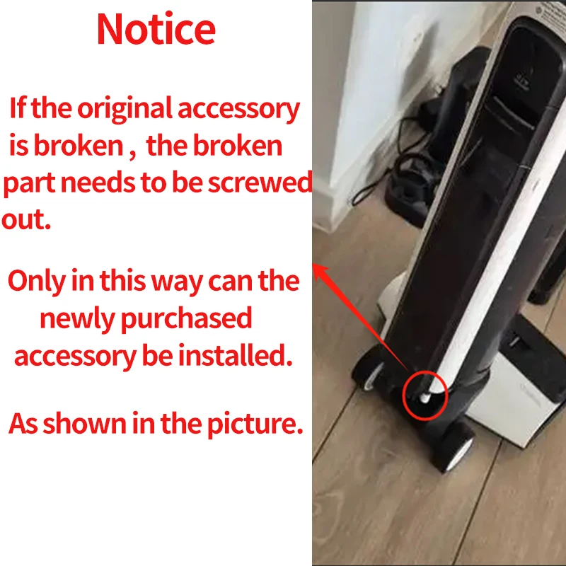 Original White charging port baffle For Tineco FLOOR ONE S5 /S5 PRO 2 Decorative cover Vacuum Cleaner Accessories  Parts