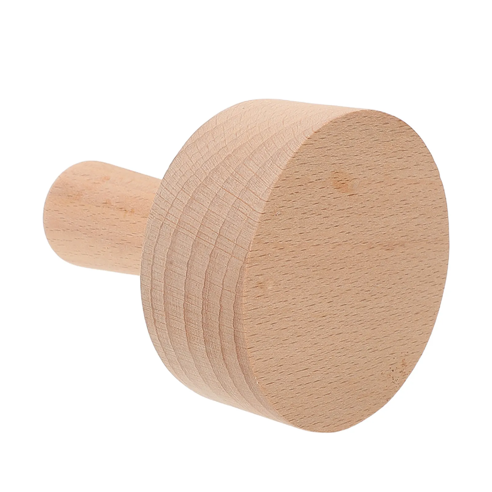 Wood Egg Tart Mold Round Tart Press Tool Live-Bottom Removable Base Pastry Tamper for Baking Home Professional Use French Style