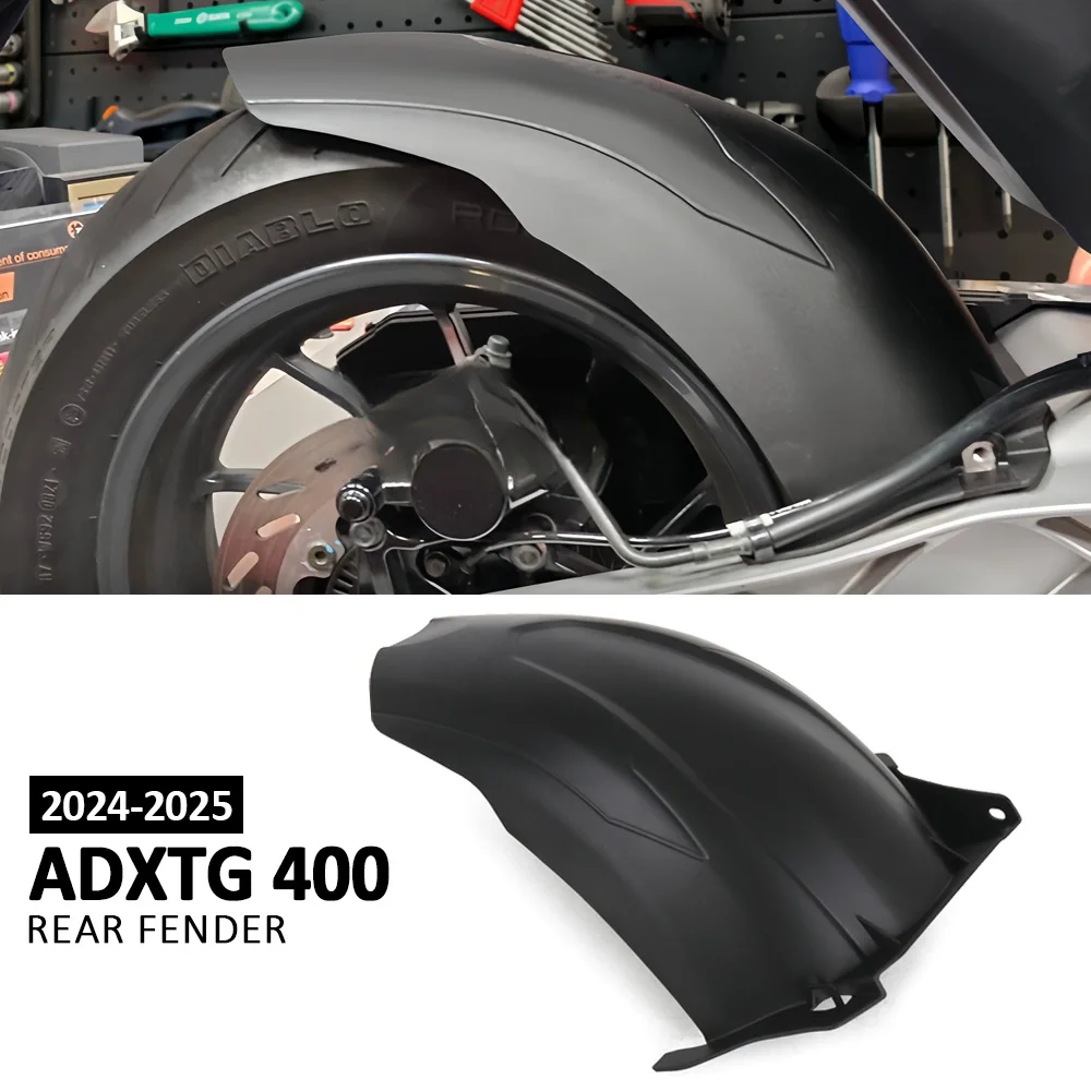 

For SYM ADXTG400 ADXTG 400 2024 2025 Motorcycle Rear Fender Mudguard Wheel Fender Cover Hugger Splash Guard ABS plastic