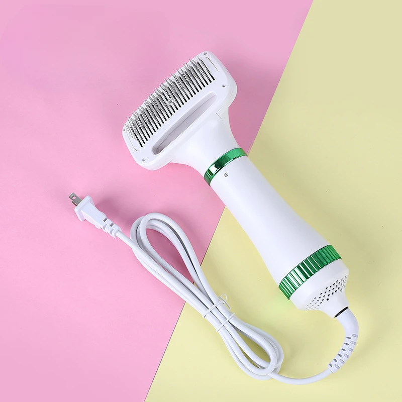 2-in-1 Dog Hair Dryer Combs Adjustable Speed Temperature Cat Dog Grooming Hair Dryer Comb Brush Low Noise Pet Products