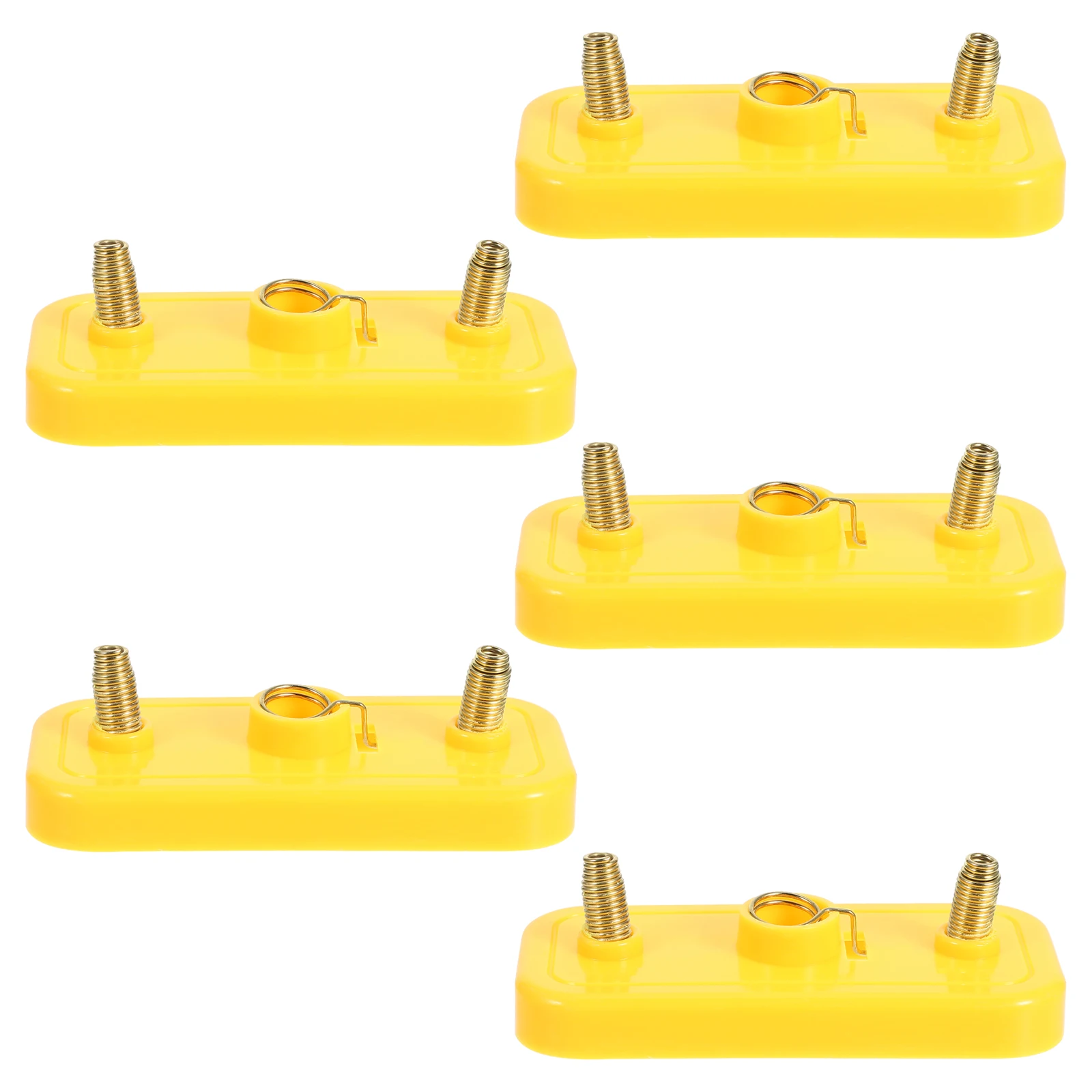 

5 Pcs Small Lamp Holder Experimental Equipment Electrical Circuit Kit Making Base for Diy Light Electricity Teaching Tools