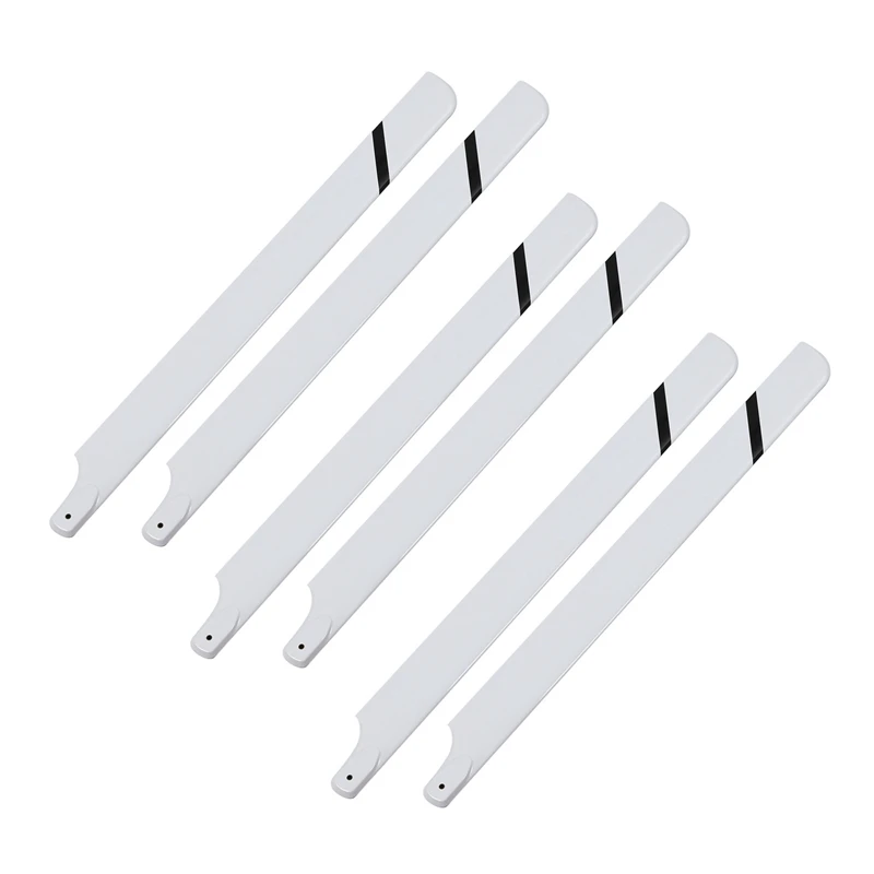 6X Fiber Glass 600Mm Main Blades For Align Trex 600 RC Helicopter UK Stock 77OD