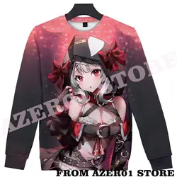 HOLOLIVE VTuber SakamataChloe Sakamata SKMT968 Merch CREWNECK 3D autumn winter  Men/Women casual Kawaii Round sweatshirt Hoodies