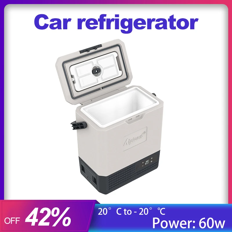 

Alpicool 8L Mini Car Refrigerator 12V/24V Portable Refrigerator 110V/220V Freezer Cooler Car Home Vehicle Truck Camping Fridge