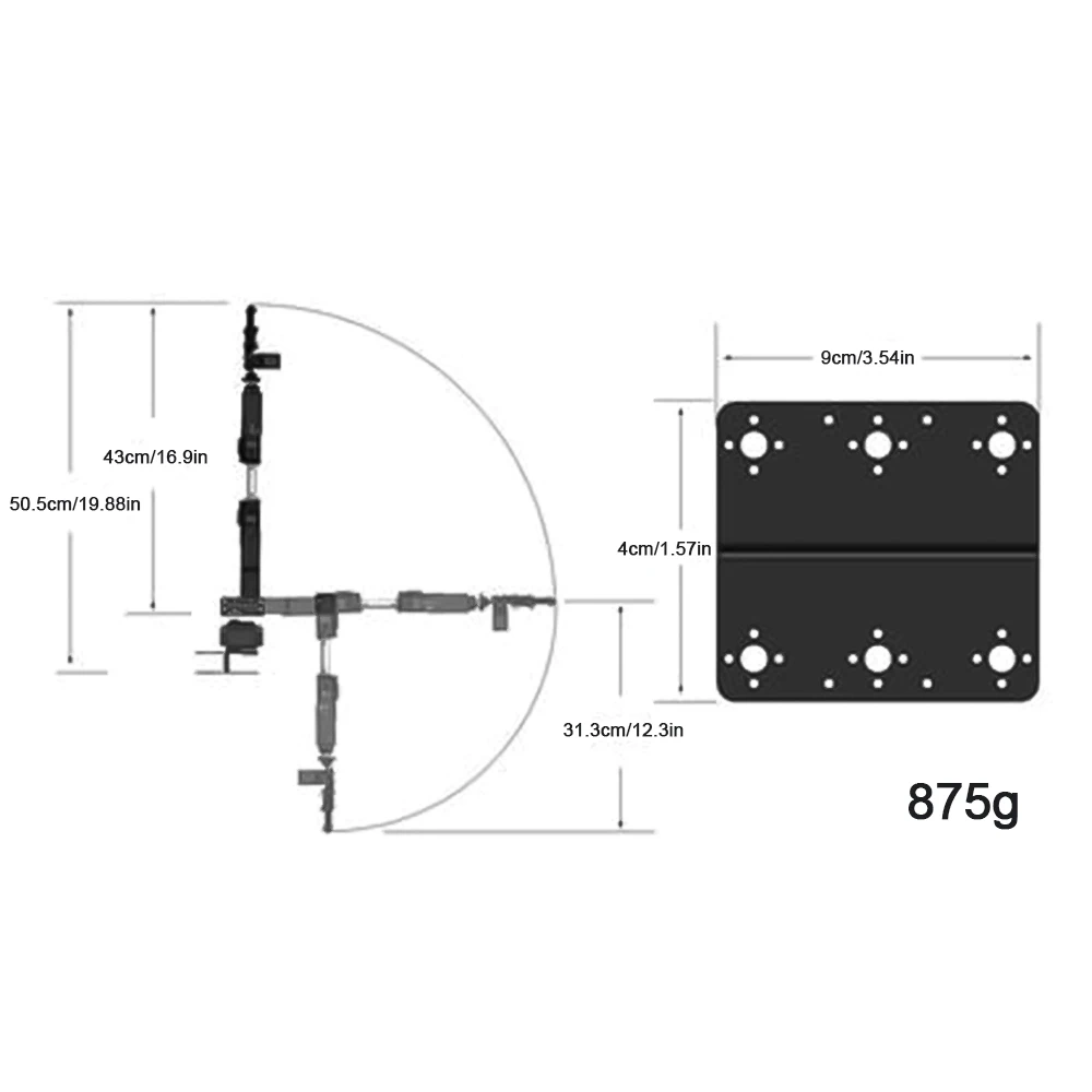 6 DOF Robot manipolatore lega metallica braccio meccanico morsetto artiglio Kit MG996R per Arduino Robotic Education