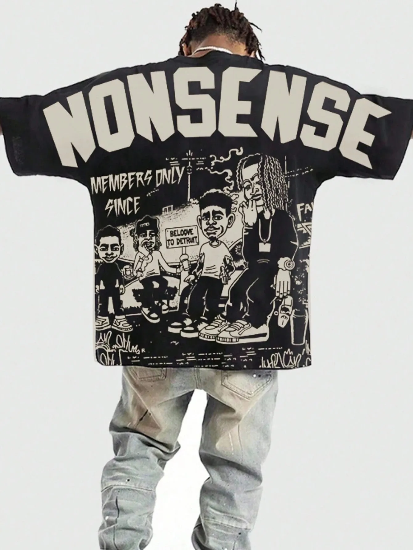 2026 Summer New Men's T-shirt with 3D Letter Pattern Print Street Casual Fashion Comfortable Soft Breathable