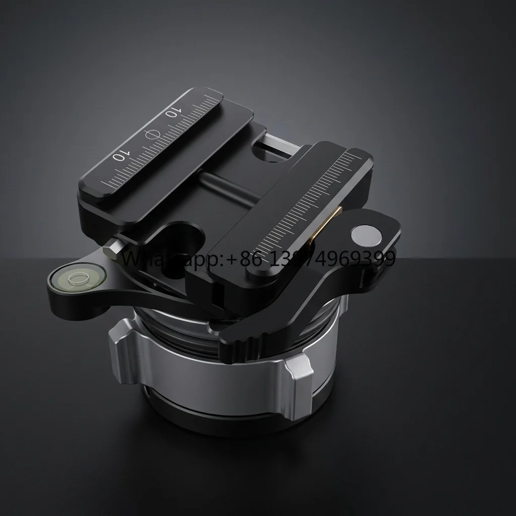 360 Degree Rotating Camera Video Tripod Ball Head Panoramic Ball Head With 3/8 Quick Release Plate for Camera Accessories
