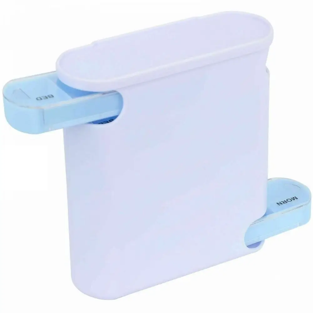 

7 Days Pill Dispenser Box Portable Colorful Medicine Storage Containers Large Capacity a Week Sealed Pill Case Home Organizer