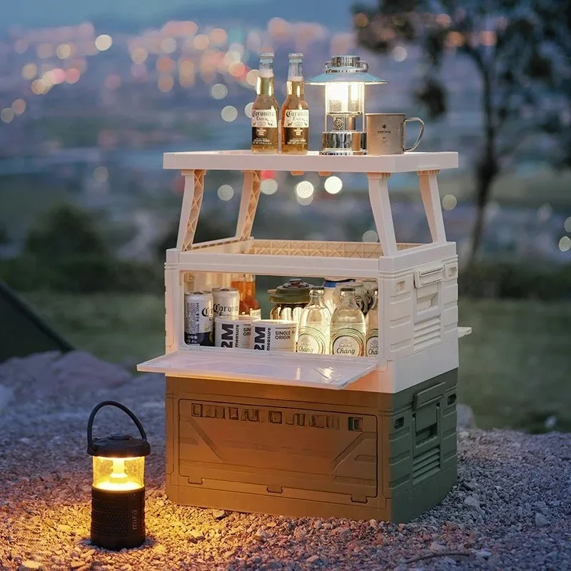 

1 упаковка, складной ящик для хранения для кемпинга на открытом воздухе, для багажника автомобиля/пикника/домашнего использования