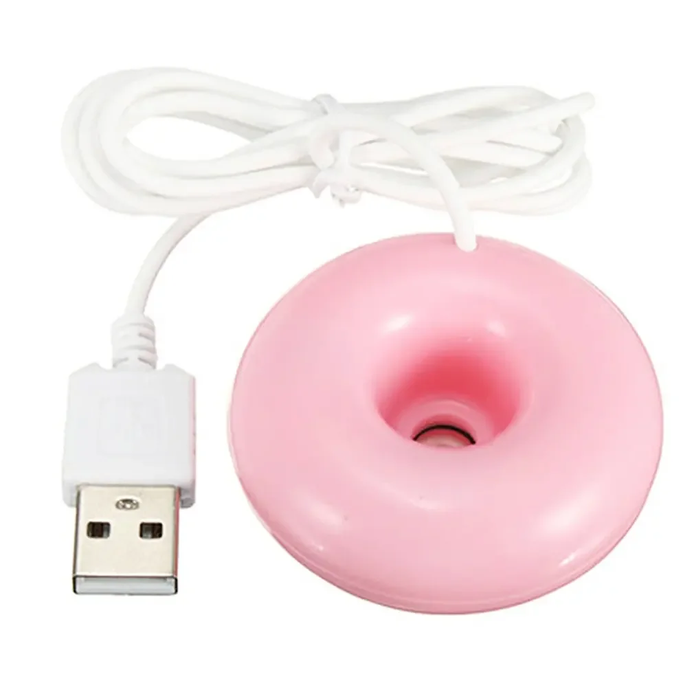 Mini USB Donut Humidifier for Office Desk - Portable Air Purifier and Sprayer Difusores de aromaterapia Umificador aromas Smell