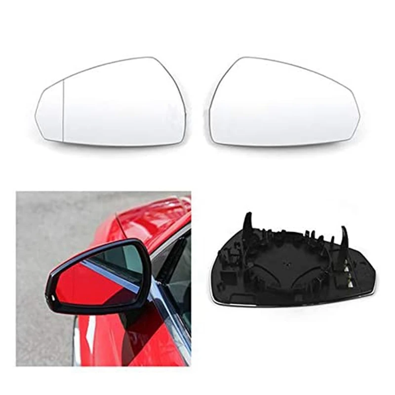 Reversing Mirror Lenses Side View Mirror Car For  A3 S3 2014-2020 8V0857535D 8V0857536D