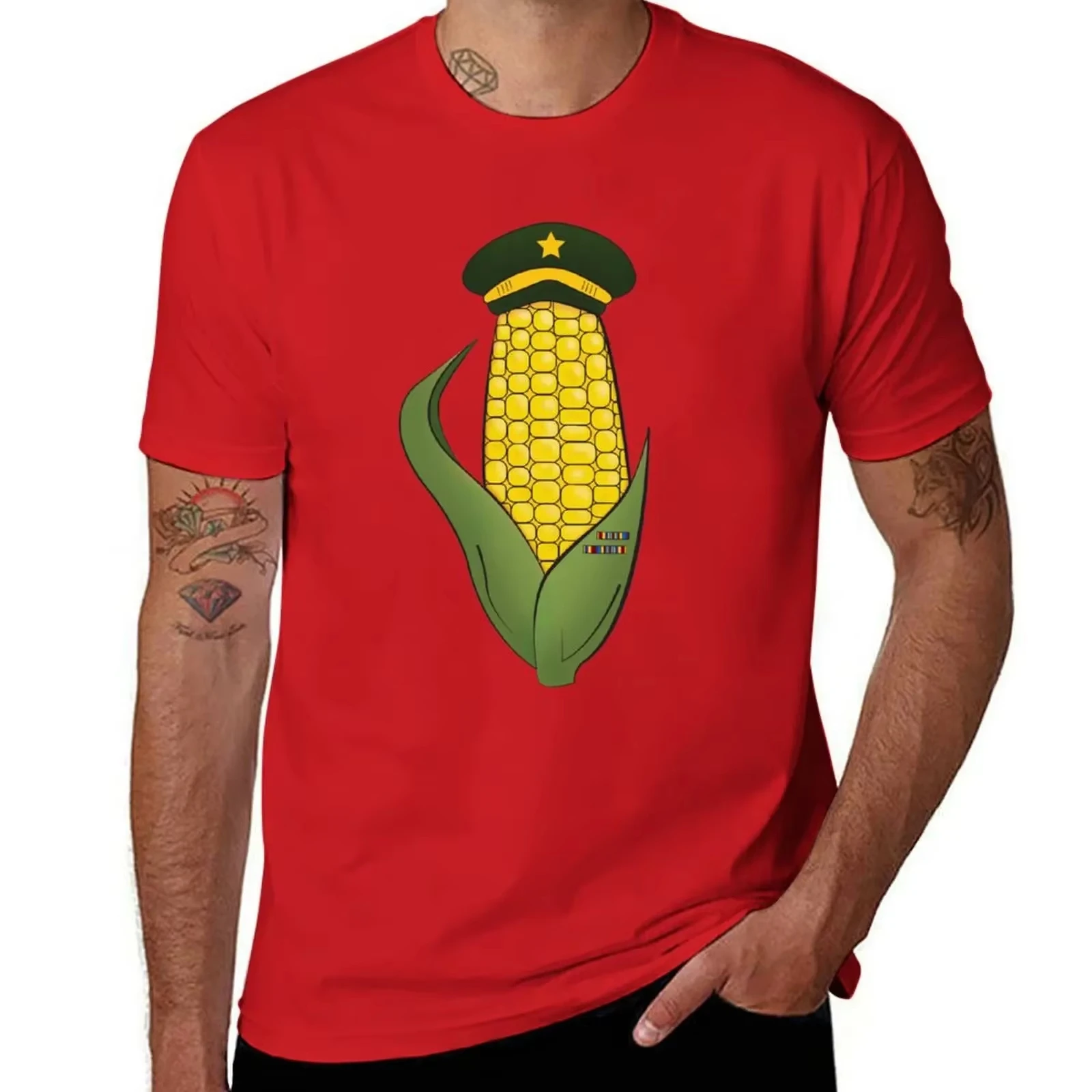 2026 New Colonel of Corn T-Shi - Street Fashion Essentials ulasan dan harga