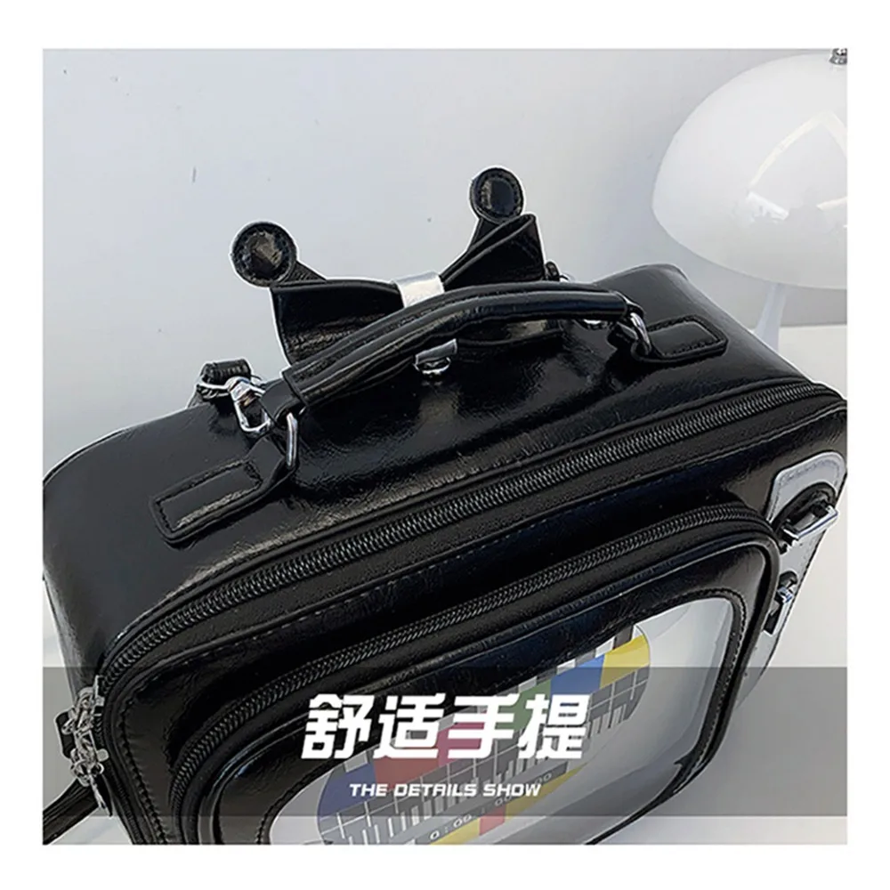 Japanese Style Retro TV Design Women Backpacks Street Leisure Fashion Trend Shopping Sweet Cool Ladies Large Capacity Backpacks