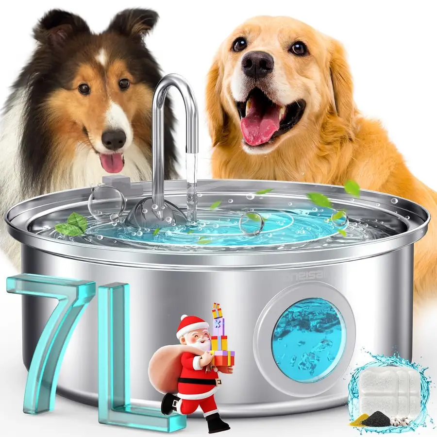 Dog Water Fountain,…
