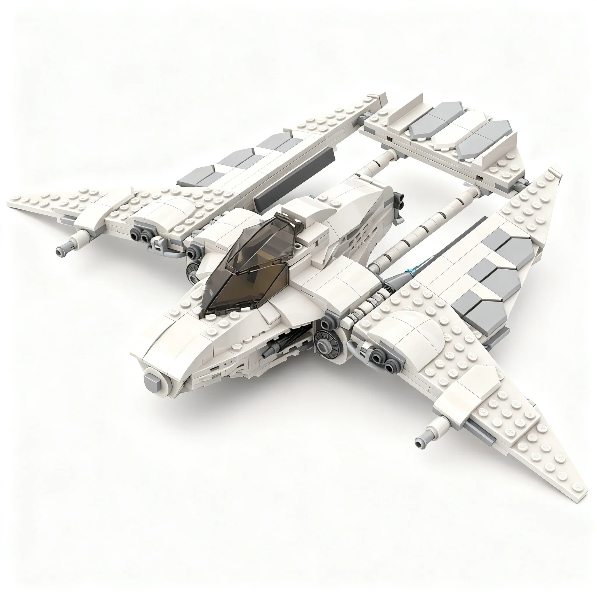436pcs MOC Kuat Systems Engineering D-7 Shroud Assault Fighter Star Battle Model Toy Building Blocks Architecture Christmas Gift