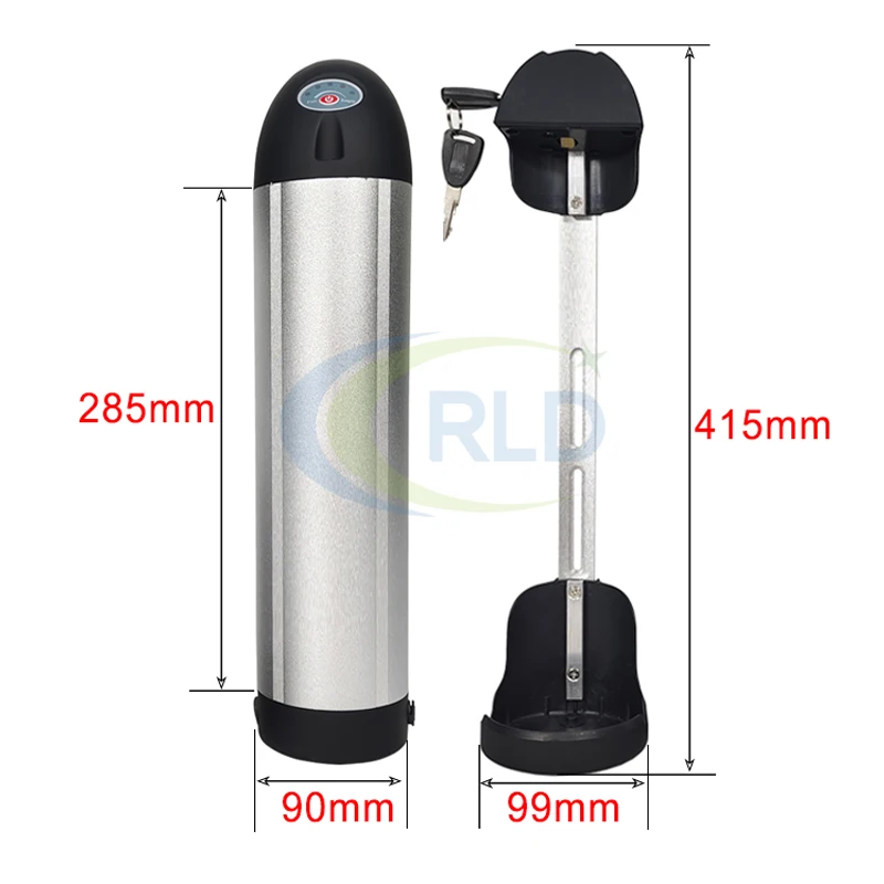 48VL415 water Bottle EBike Battery 36V 18Ah 21Ah 17.5Ah Down Tube Frame with Battery Charger Ebike Batteries for250W-1500W motor