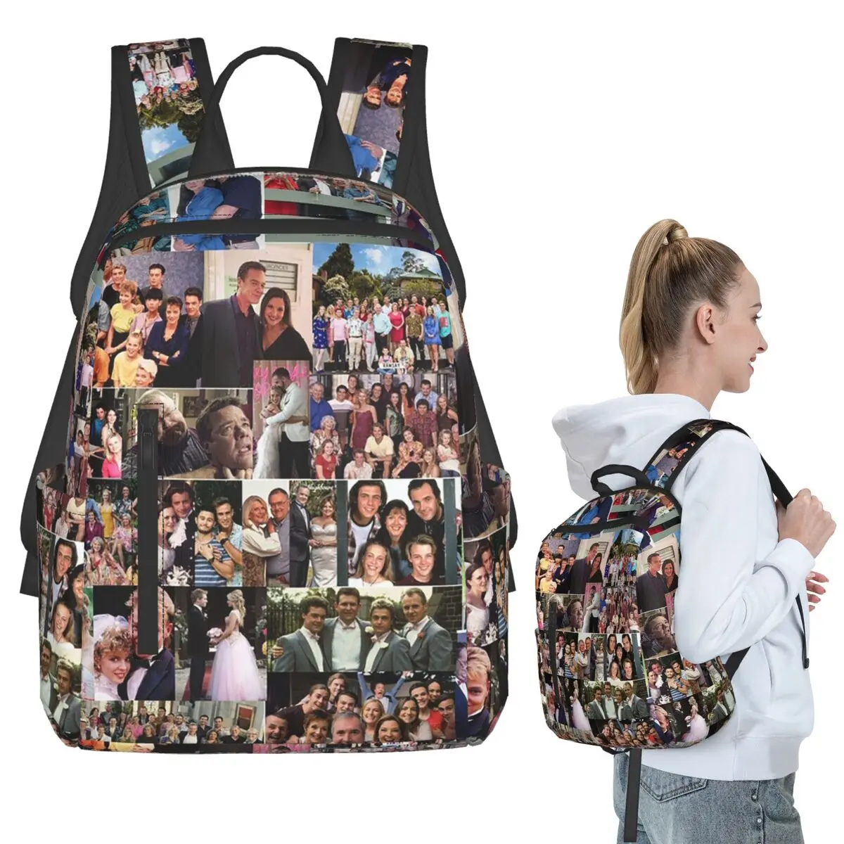 

Kylie Minogue Neighbours Backpack Student BookBag Kids School Bag Laptop Shoulder Bags Boys Girls