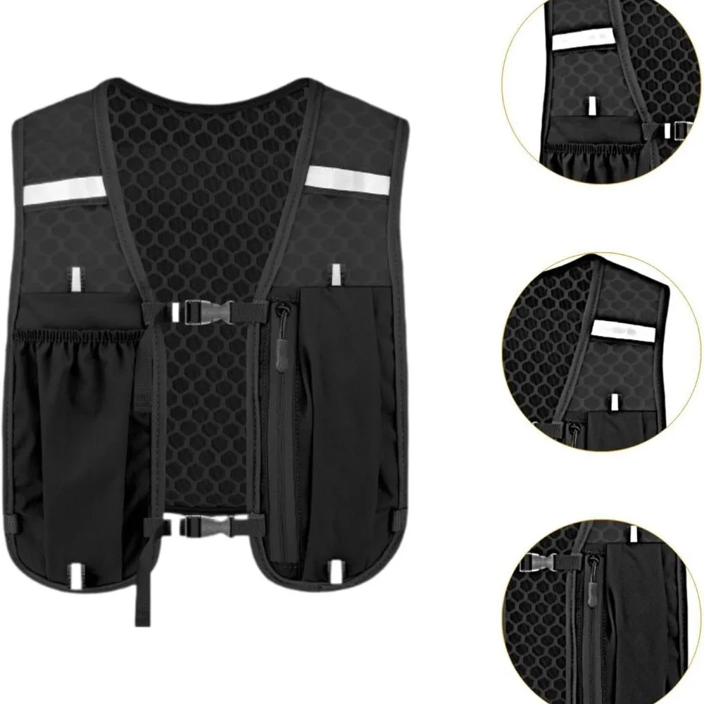 Running Vest,Womens Running Vest for Bladder Anti-Shake Breathable Running Backpack Unisex Outdoor Hiking Running Gear Backpack