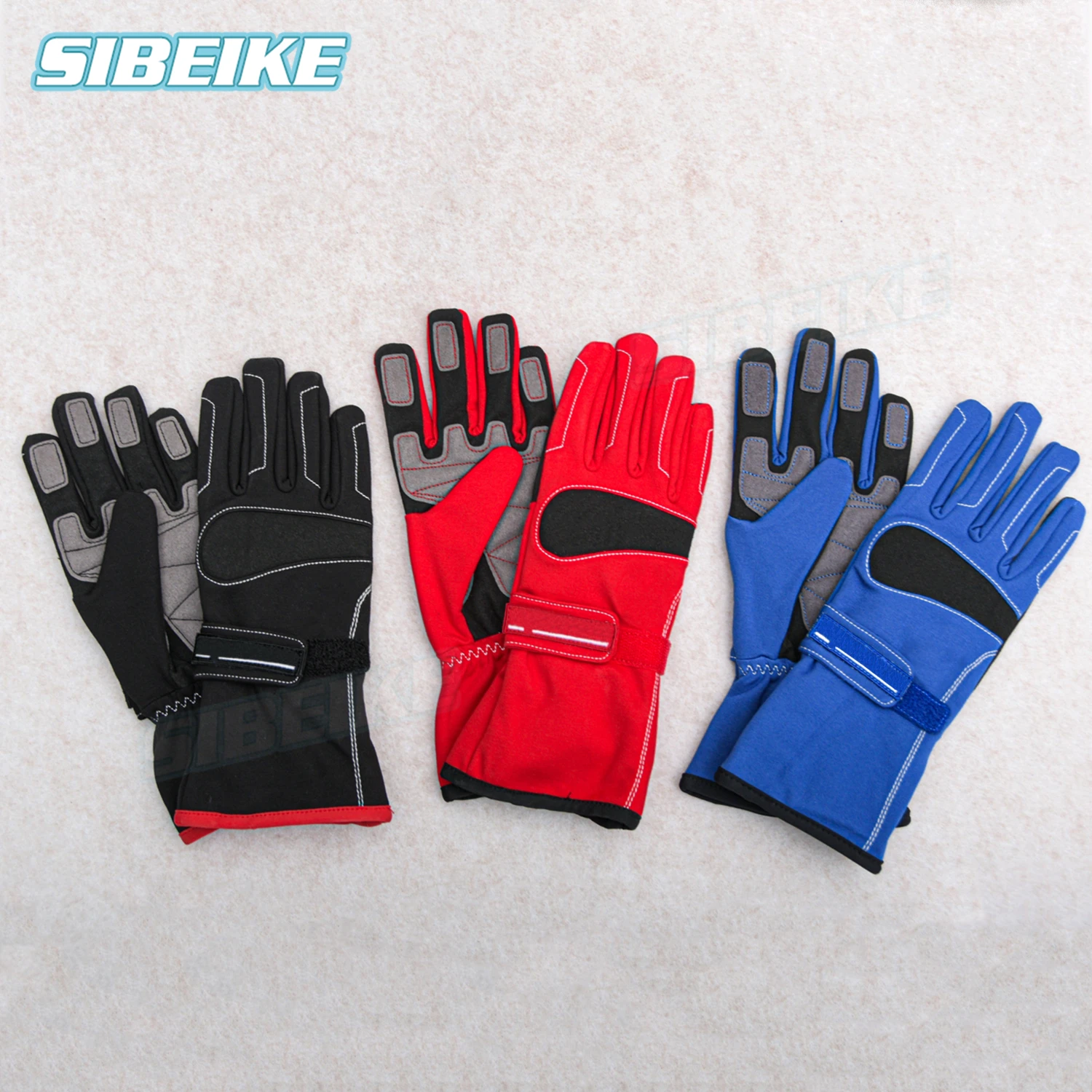 New F1 Auto Car Karting Gloves Breathable Motorcross Racing Gloves Silicone Non-Slip Gloves