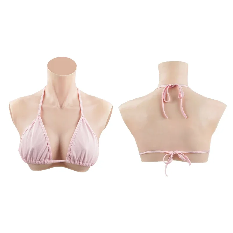 

Cup Silicone Breast Forms Cross Dressing Sissy for Men Drag Queen Wider Fake Boobs Fake Chest Cosplay