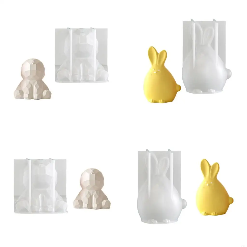 

Silicone Rabbit Shaped Mold for Creating 3D Epoxy Resin Handmade Wedding Decoration Mould Handmade Tool