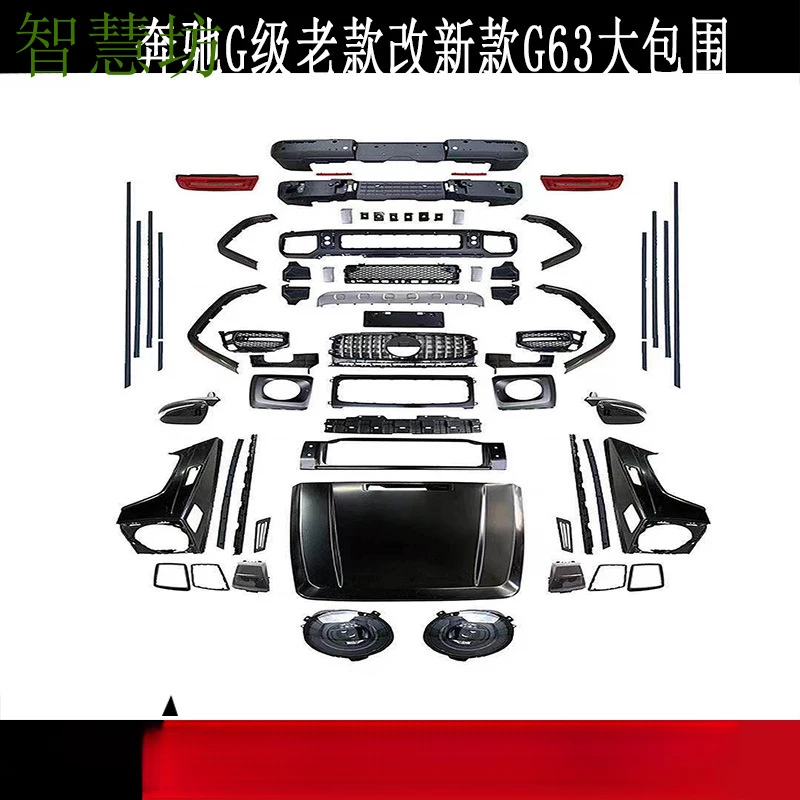 

Suitable For Mercedes-Benz G-Class W463 Upgraded To W463A W464, Old Model Modified To New G63/G65 AMG Body Kit, Front Bumper