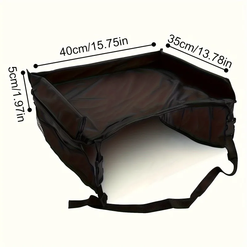 1pc 子供用カーシート旅行アクティビティテーブル、飛行機、車、自宅の外出に適した多機能収納トレイ