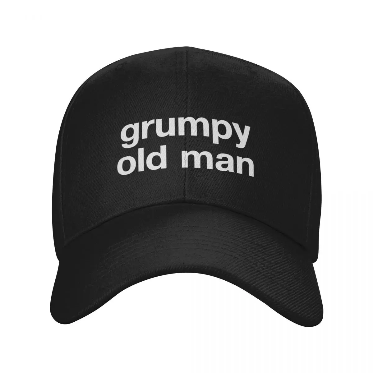 

grumpy old man Baseball Cap fishing hat black New In Hat Horse Hat Designer Man Women's