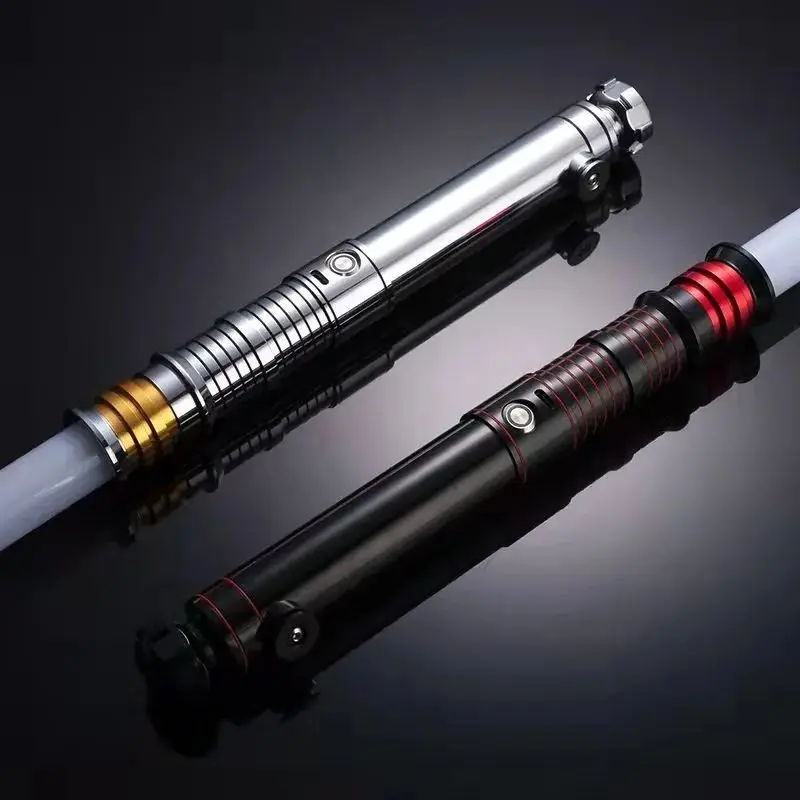 Darth Revan Lightsabers RGB Pixel metal handle 28 fonts Force Blaster Flash on Clash Heavy Duel Laser Sword