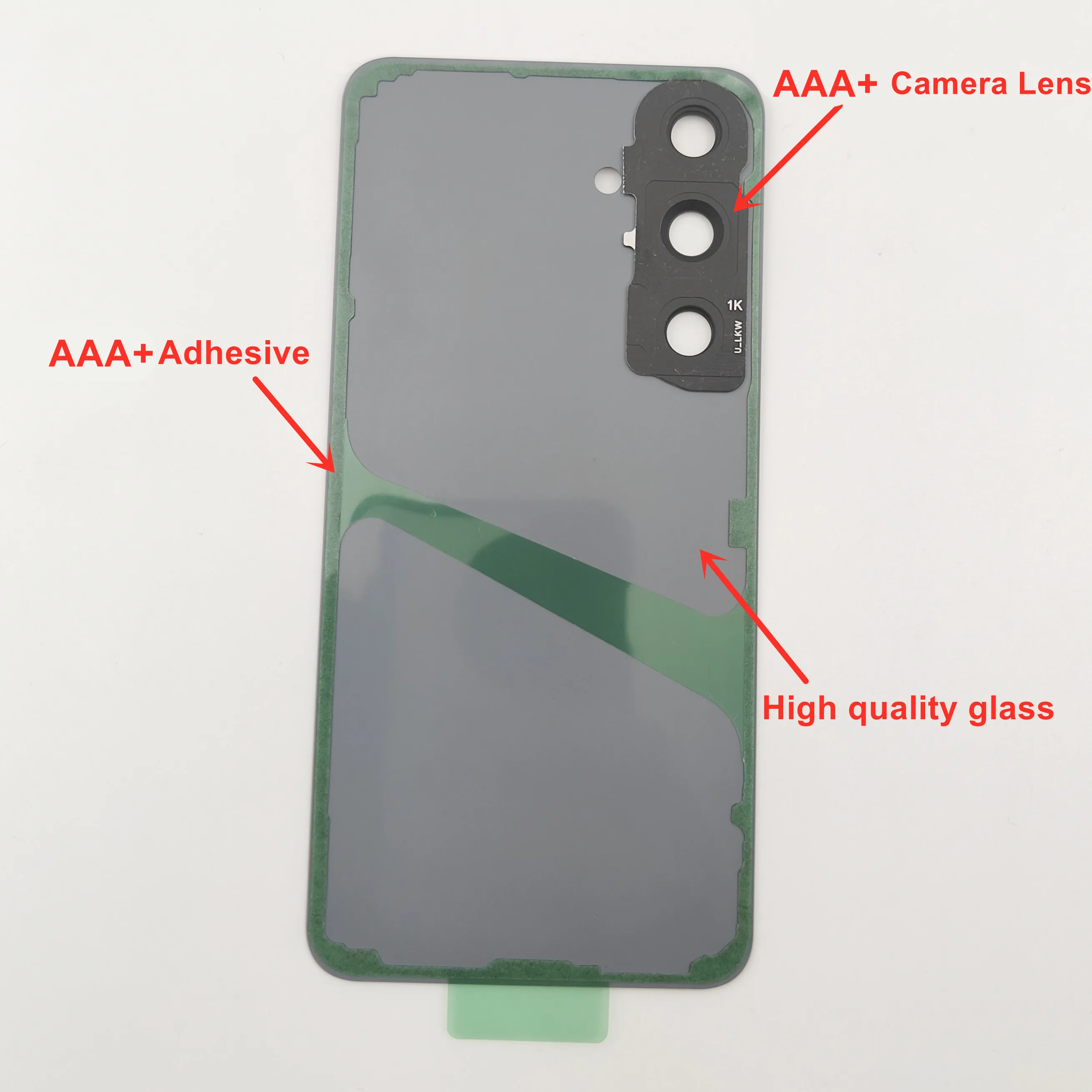 For Samsung Galaxy S24 Glass Battery Cover Hard Back Door S24 5G Rear Lid Case Housing + Camera Lens Adhesive Sticker