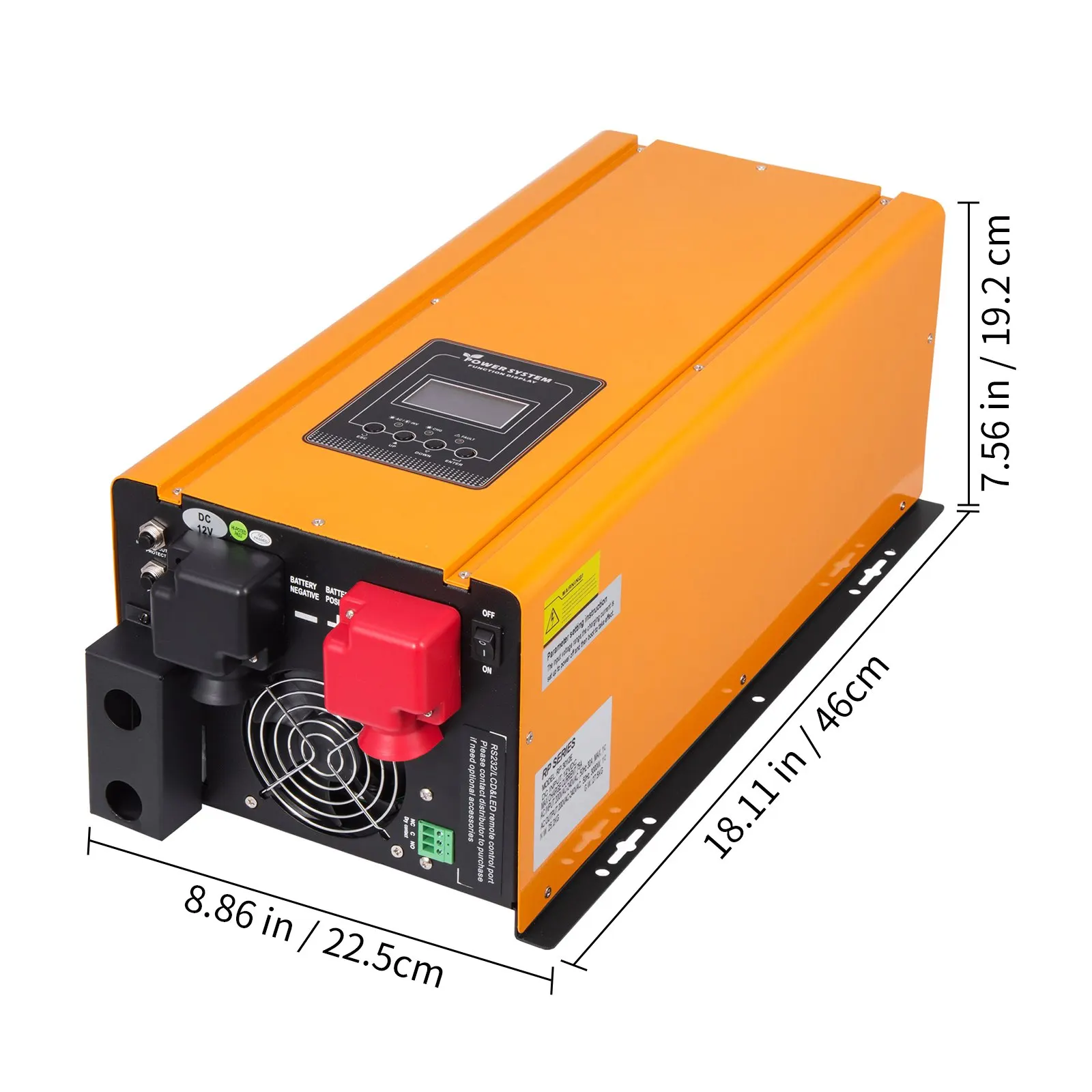 Original brand newOG-MIE 1000W Solar Power Inverter 12V 24VDC 110V 220VAC Pure Sine Wave Off-Grid Inverter