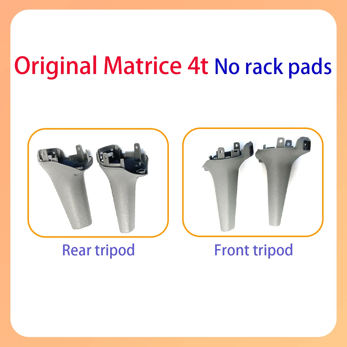

Original Matrice 4T Body Front, Left, Right, and Rear Footrests Without Foot Pads, Suitable for DJI Matrice 4t 4d Series Drone