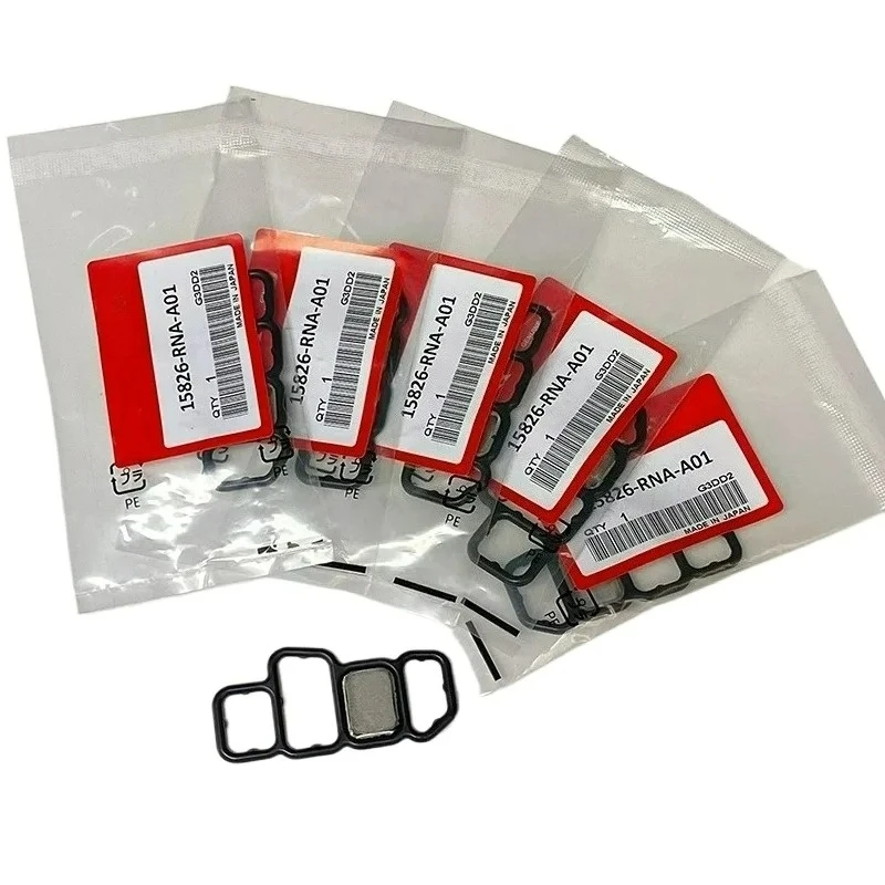 5pcs VTEC Solenoid Spool Valve Filter Gasket Seal For Honda Accord Civic 2006-2014 OEM# 15826-RNA-A01 15826 RNA A01 15826RNAA01