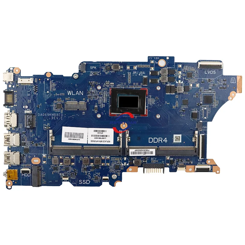 For HP Probook 445R G6 445 G6 Laptop Motherboard DA0X9KMB8E0 With AMD R3-2200/2300 R5-2500/3500 R7-3700 CPU DDR4