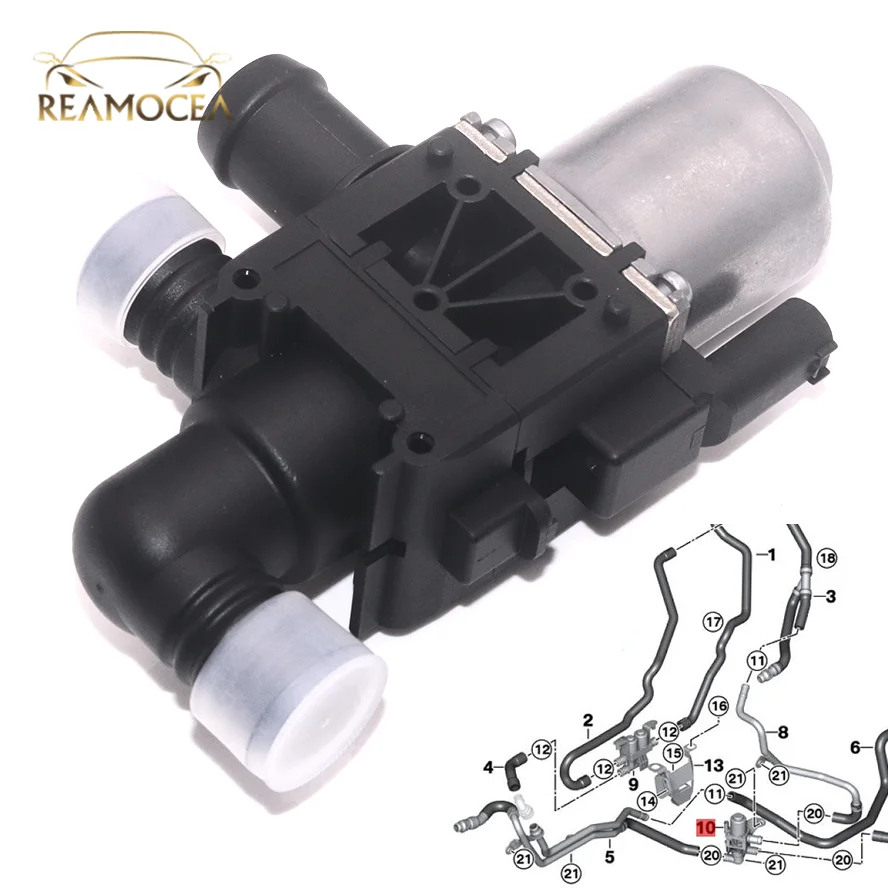 Reamocea Heater Control Valve For BMW X5 X6 E70 E71 F15 F85 F86 SUV SWITCHOVER With BRACKET HVAC Car Accessories