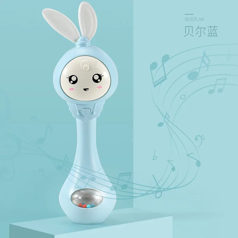 Sonajero de juguete para bebé de 0 a 1 año, sonajero de mano, música, martillo de arena, palo de ritmo, rompecabezas de educación temprana de 0 a 12 años