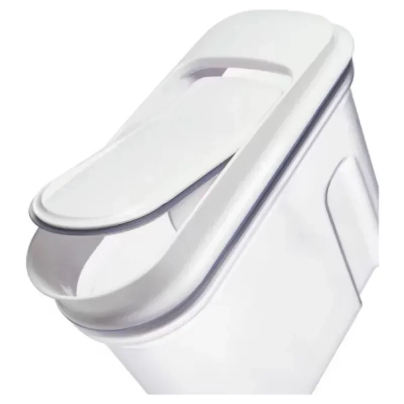 Герметичный средний дозатор для хлопьев объемом 3,4 литра: контейнер для хранения продуктов с удобным носиком и эргономичной ручкой.