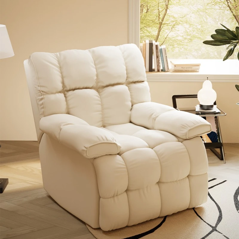 Sofá de tela para sala de estar, nuevo apartamento pequeño, reclinable y para dormir, individual, multifuncional, reclinable, 2025