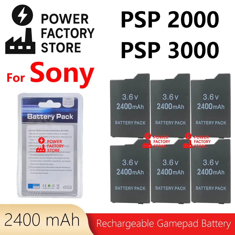 1-10 шт., 2400 мАч, 3,6 В, литий-ионная аккумуляторная батарея для Sony PSP2000 PSP3000 PSP-S110, портативные решетки для геймпада PlayStation 1-10 шт., 2400 мАч, 3,6 В, литий-ионная аккумуляторная батарея для Sony PSP2000 PSP3000 PSP-S110, портативные решетки для геймпада PlayStation