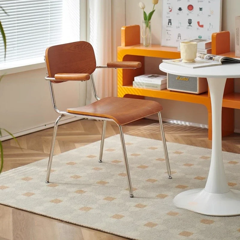 كرسي طعام معلق على الأذن، مطعم منزلي، يمكن تعليق طاولة من خشب الرماد ومسند ظهر على الإنترنت على طراز المشاهير